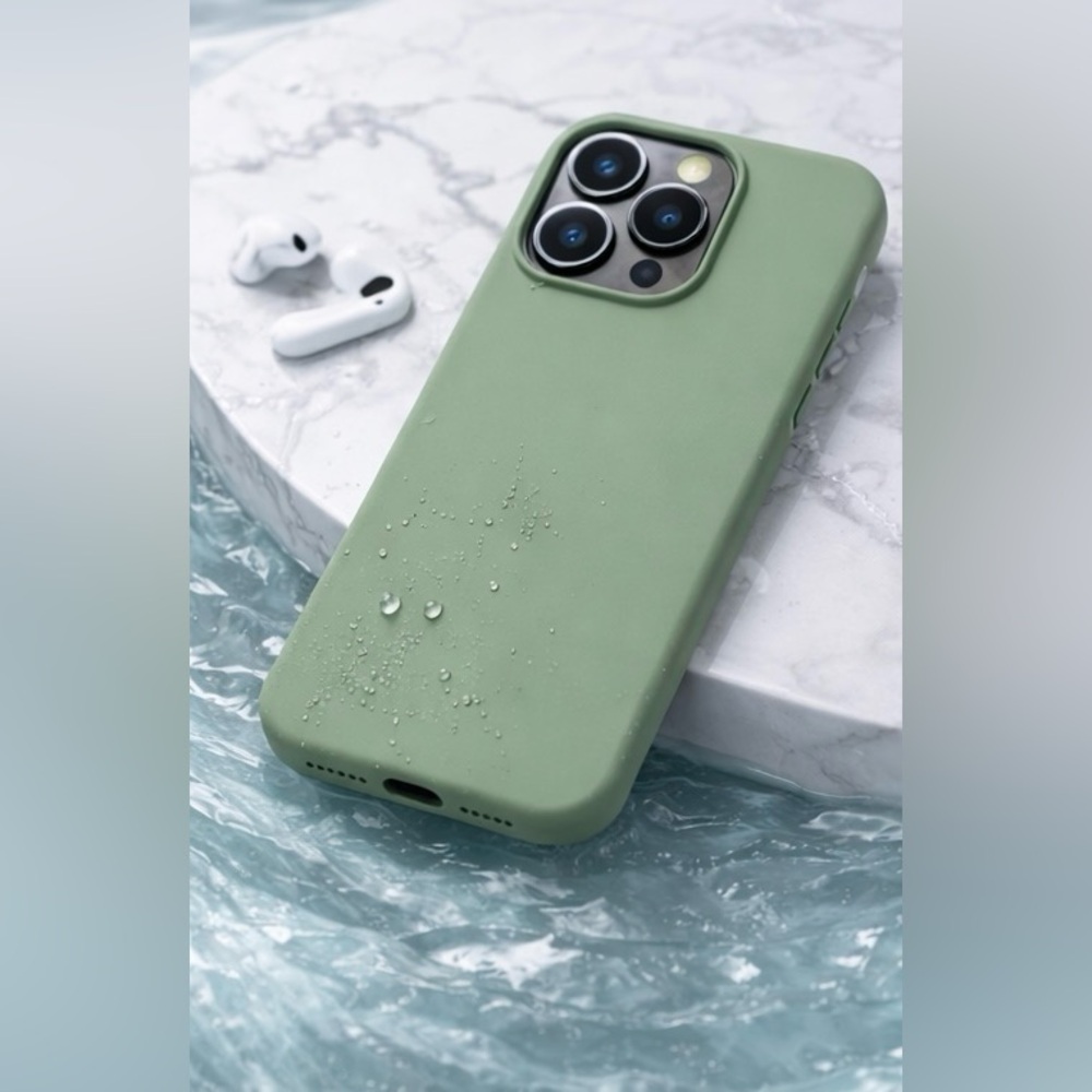 Green Silicone Phone Case